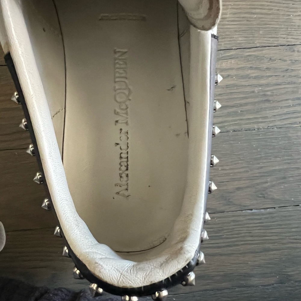 Alexander McQueen white sneakers size 37,5 or 7,5 - Picture 8 of 11